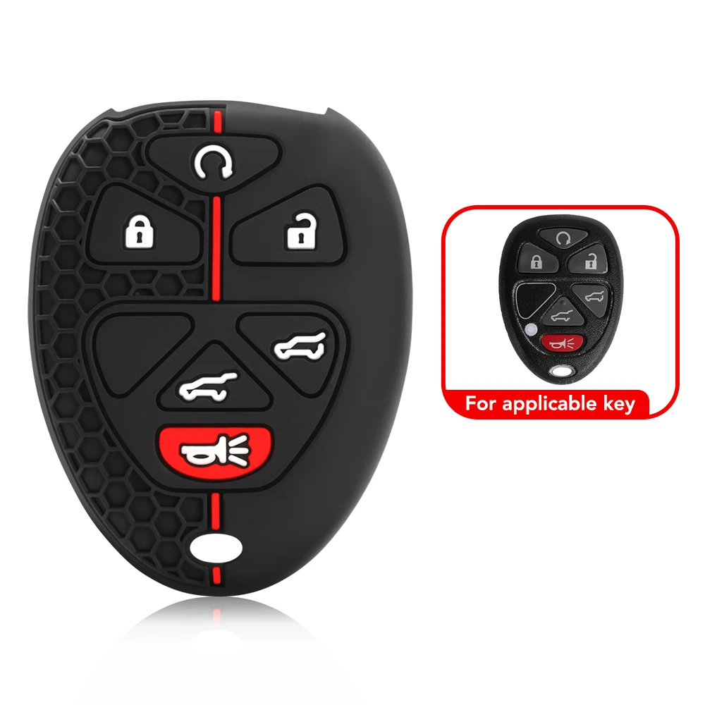 

Силиконовый Чехол Для Ключей Для Chevrolet Tahoe 2007 Suburban GMC Yukon 2010 Traverse XL Cadillac Escalade