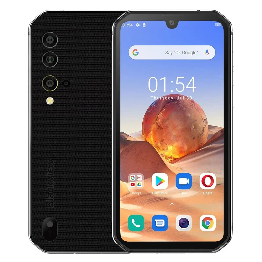 

Blackview BV9900E IP68 Smartphone 5.84'' 6GB 128GB Helio P90 Octa Core 48MP Android 10.0 4380mAh Waterproof Rugged Mobile Phone
