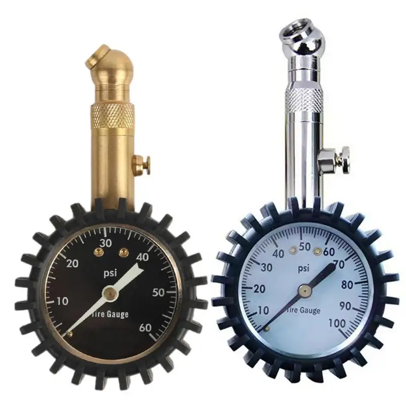 

Air Gauge Tire Pressure Car Tire Pressure Gauge 0-60 PSI Heavy Duty Certified Accurate With Easy Read Luminous Rubber Case