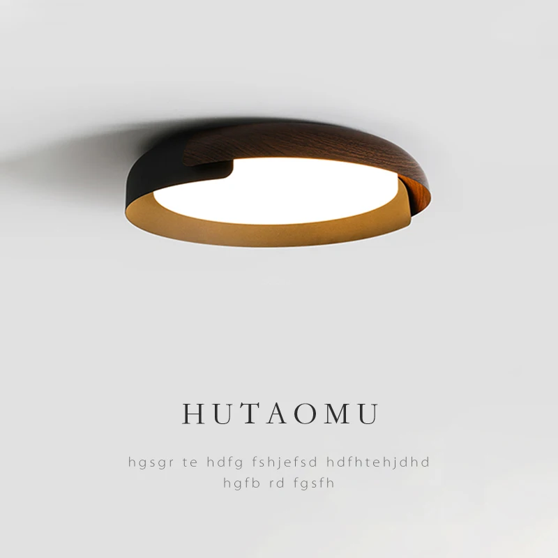 

Nordic Bedroom Japanese-style Recessed Led Ceiling Lights Home Light Simple Modern Living Room Lamp Wind Loft Decor Study Lamp