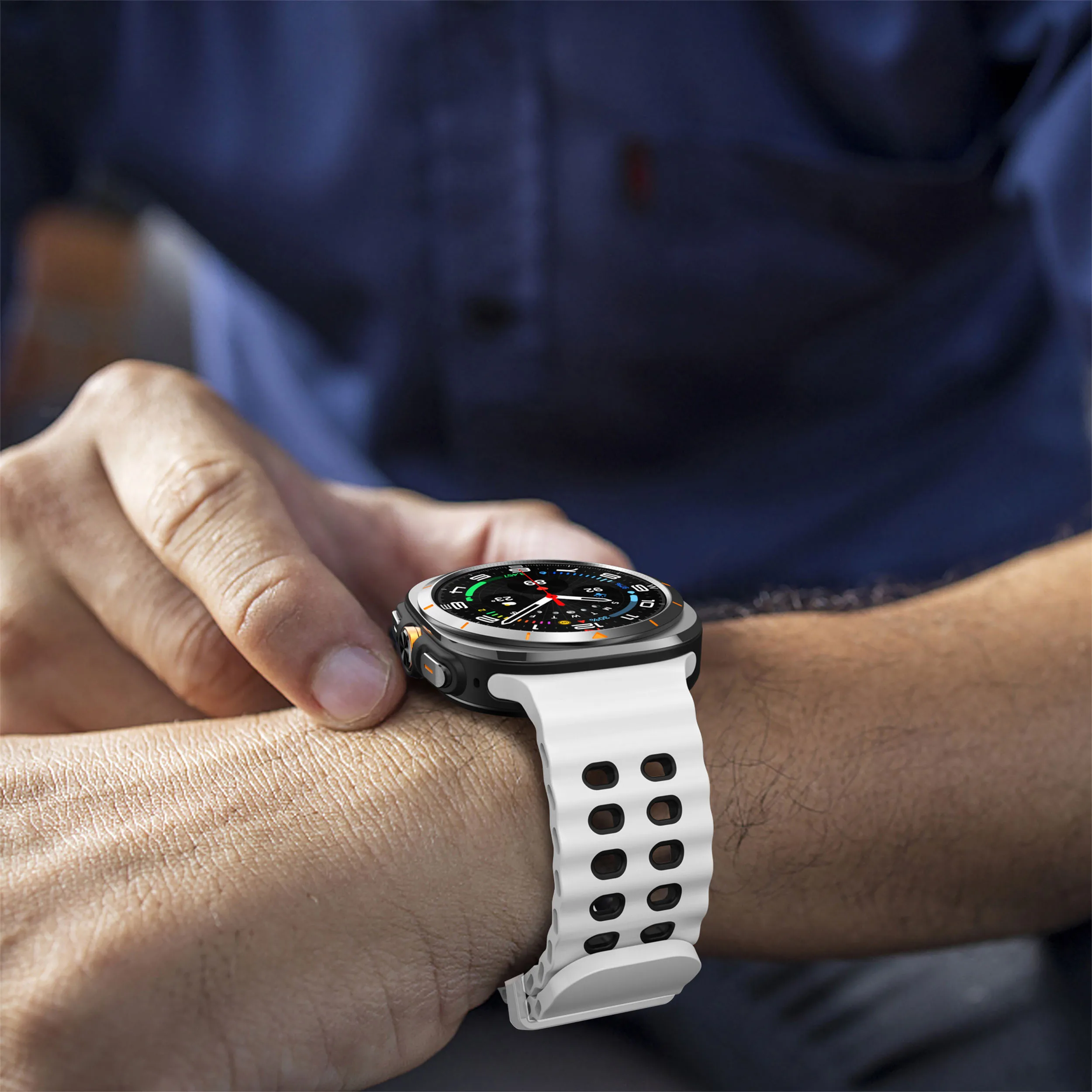 CAOWTAN силиконовый ремешок для Samsung Galaxy Watch Ultra