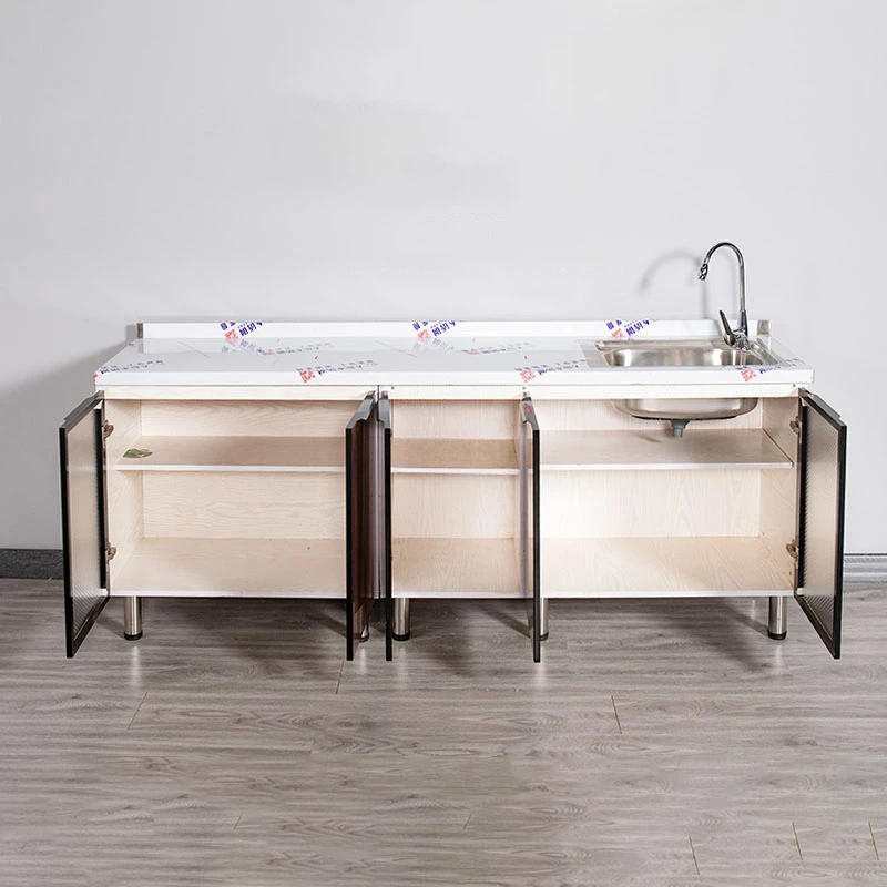 Кухонные шкафы из твердой древесины современная кухонная мебель простой