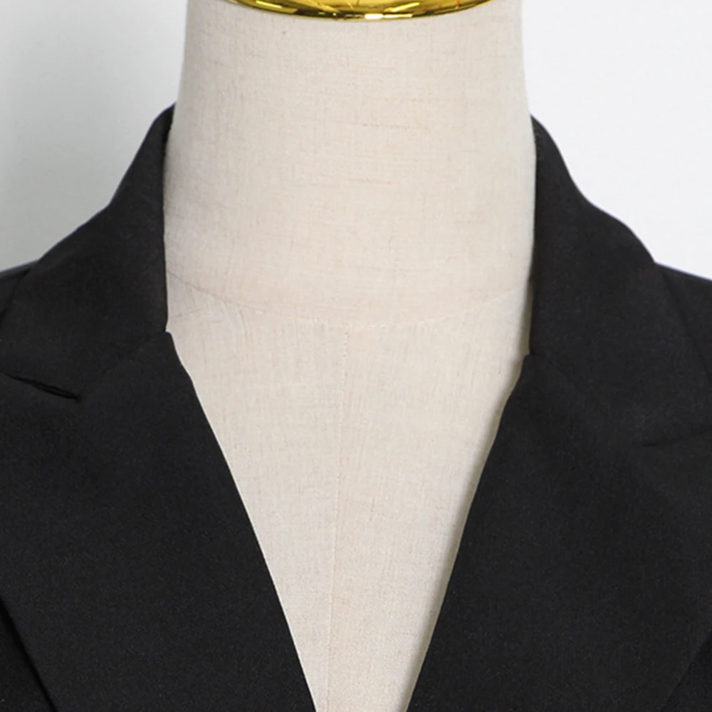 VGH повседневный комплект из двух предметов для женщин с зубчатым воротником и