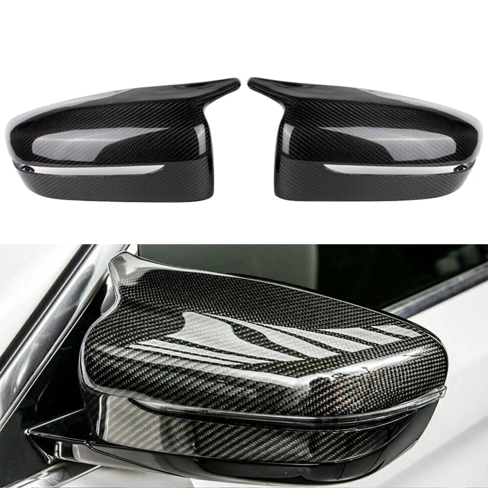 

Car Cover Cap Mirror Cover For BMW 3 Series Lightweight 1 Pair Anti-rust Cap Colorfast Durable Car Spare Parts