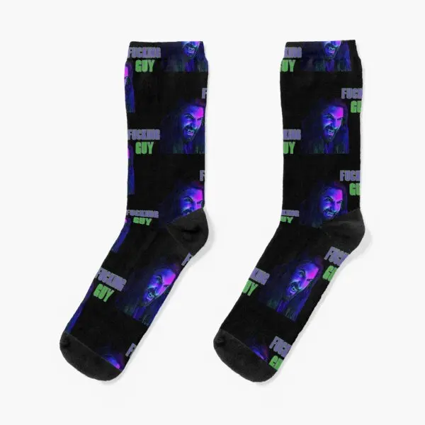

Nandor ing Guy Crew Socks Short Comfortable Cotton Black Pattern Women Autumn Funny Cute Sports Breathable Mens Winter Girls
