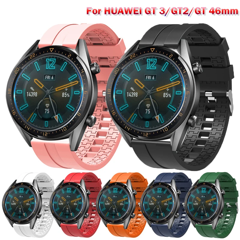 

Replacement 22mm Smartwatch Belt Band For Huawei Watch GT2 GT3 GT 46mm Bracelet Silicone Strap Huawei GT2e GT2 Pro Watchband