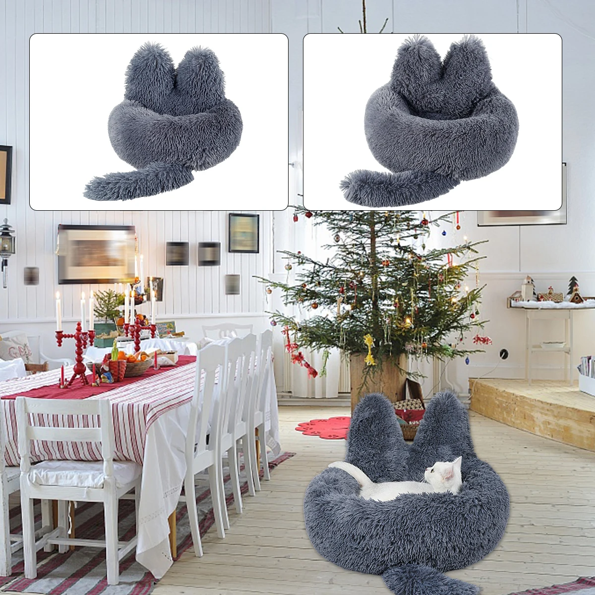 

Коврик для домашних животных, мягкая Нескользящая кровать для собак и кошек, стирающаяся подстилка для питомцев