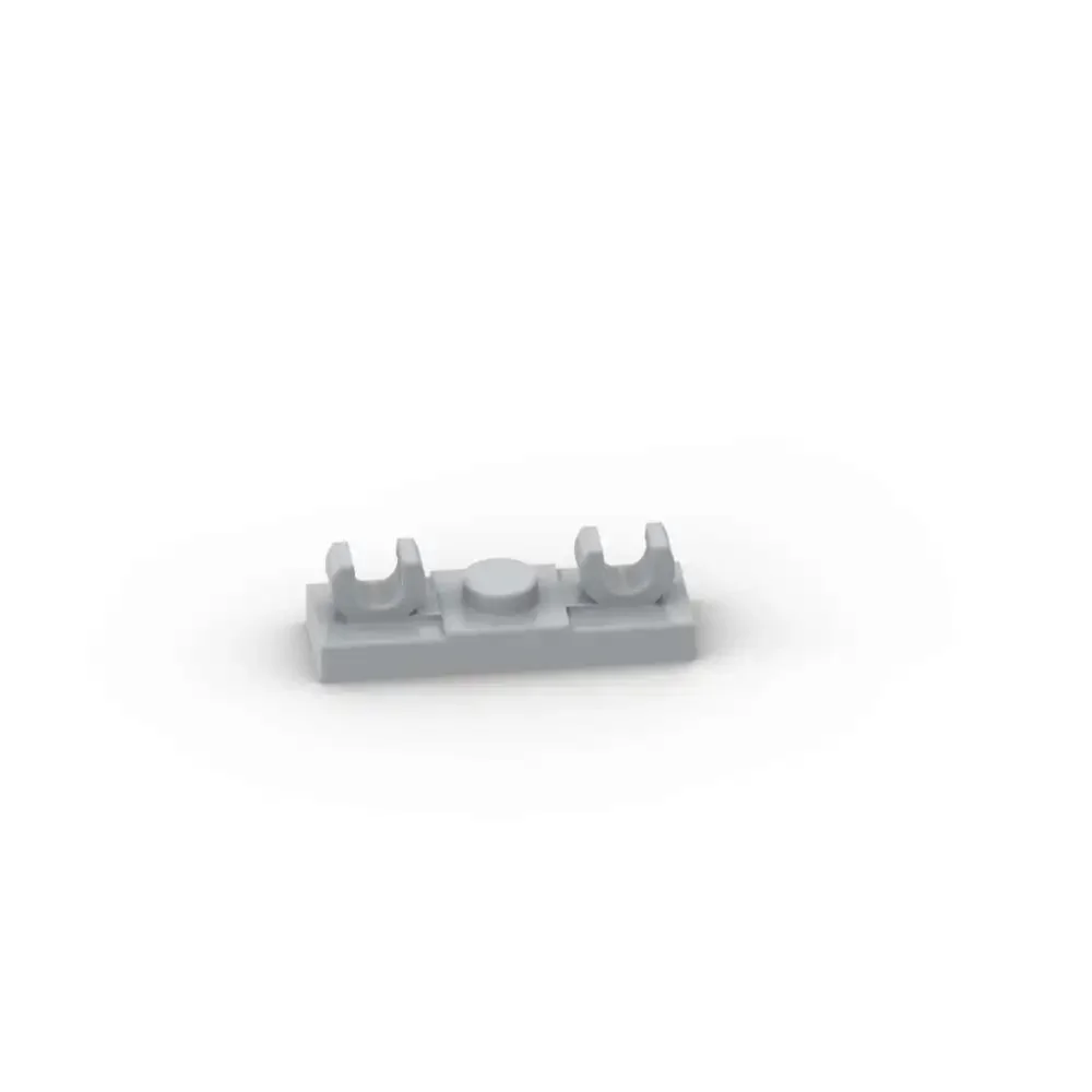 Фото MOC 10 шт. модифицированные строительные блоки 79987 1x3 с 2 открытыми O-зажимами, головоломка с частицами кирпича, развивающие игрушки, подарки на день рождения для детей №3