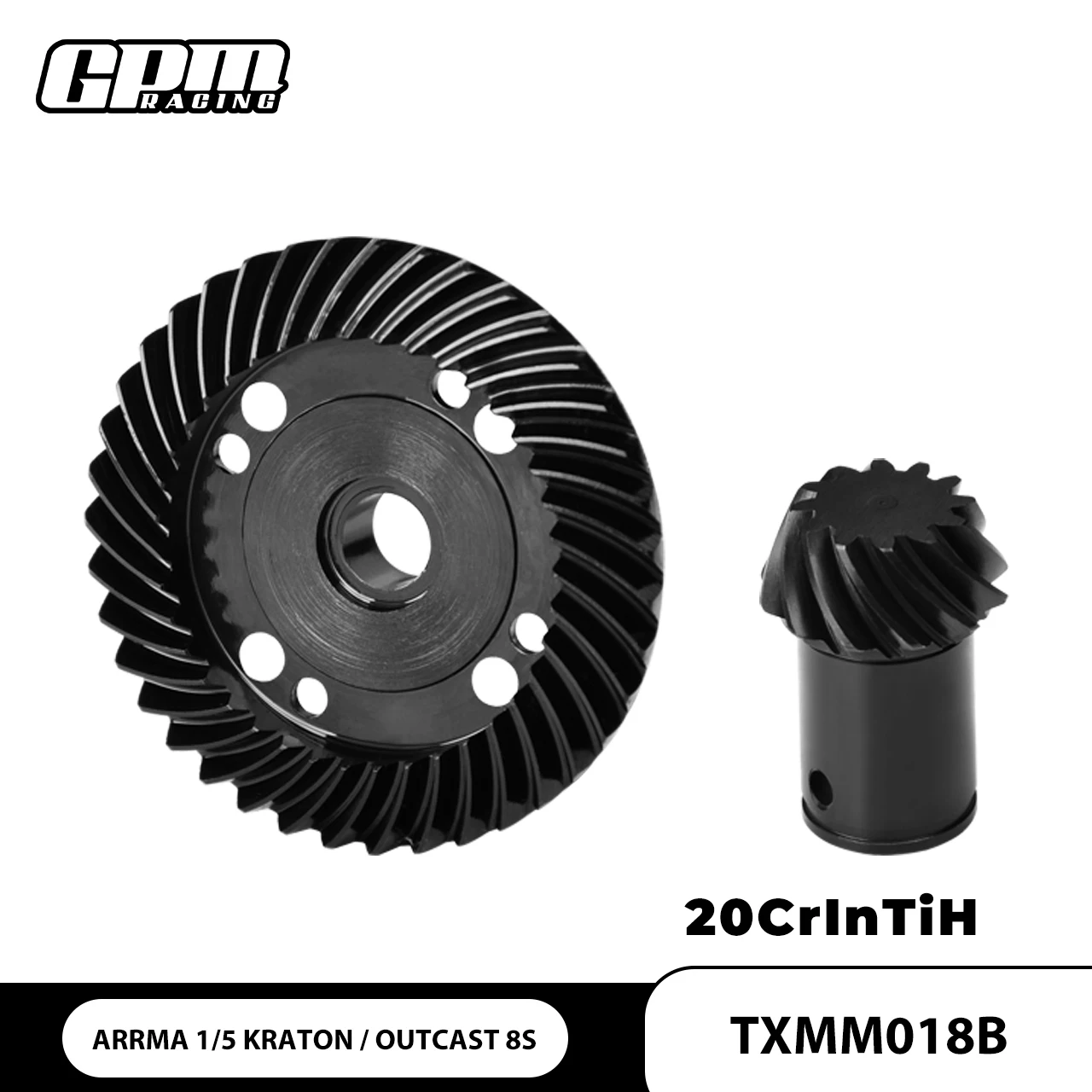 Стальной дифференциал GPM 20Crintih 39/12T для ARRMA Kraton Outcast EXB 8S