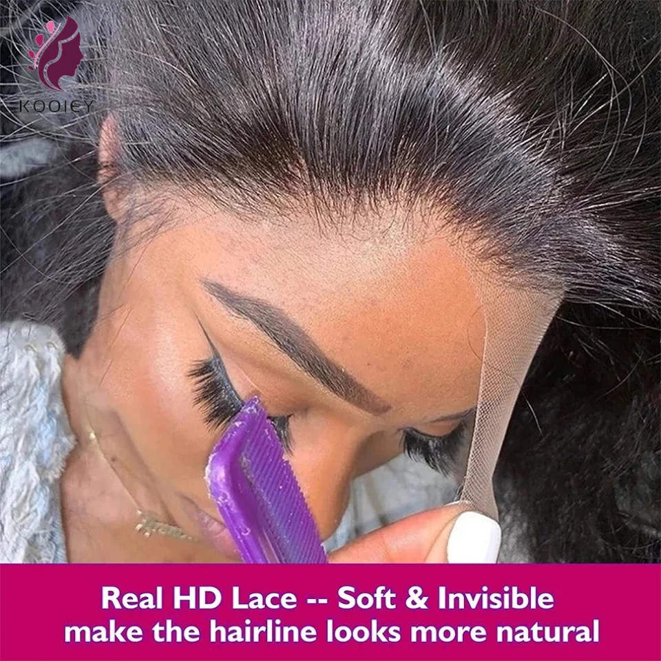 

HD Invisible Lace Straight Human Hair Wigs 13x4 Silk Top Lace Frontal Wig For Black Women Real Hair Frontal Wig Pre Plucked