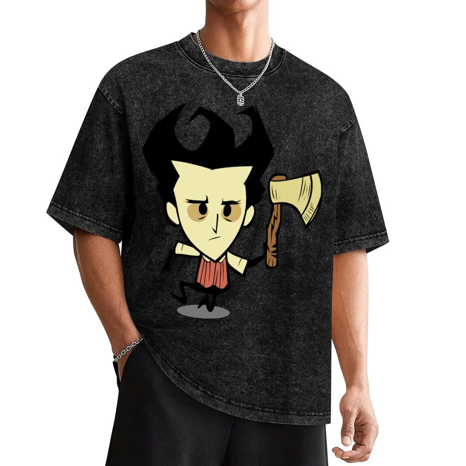 Футболка Wilson (Don_t Starve) персонализированные дешевые компрессионные рубашки для