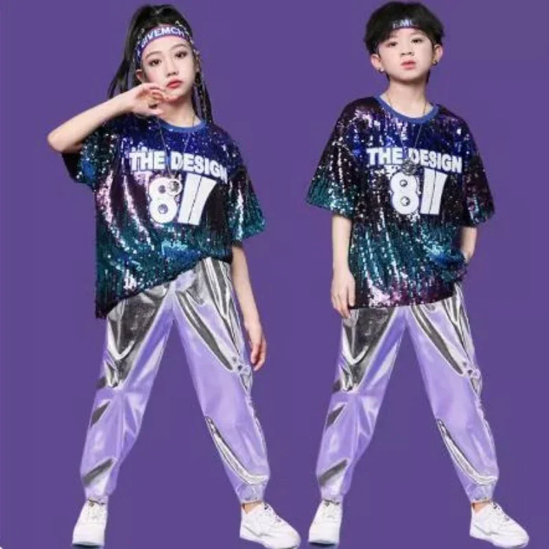 Детские джазовые костюмы в стиле хип-хоп студийная модель подиум модный костюм с