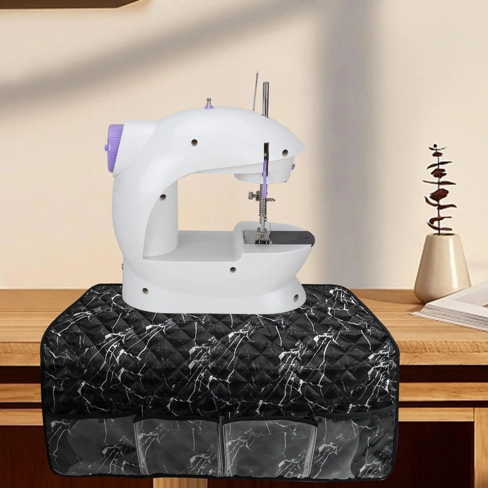 

Sewing Machine Pad with Pocket Padding Organizer for Home Needlework DIY