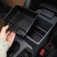 abs black interior car armrest center storage box container glove organizer case for ford ranger wildtrak 2015 2021 accessories