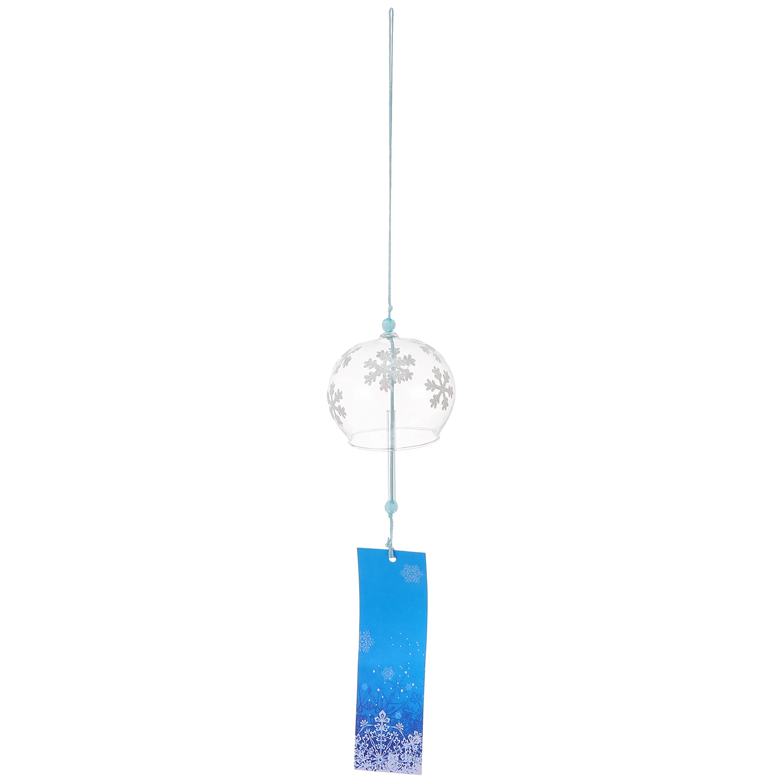 

1Pc Glass Pendant Wind Chime Japanese Style Wind Bell Ornament for Festival