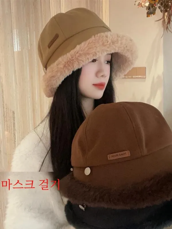 Высококачественная новая рыбацкая шапка женская осенне-зимняя утолщенная