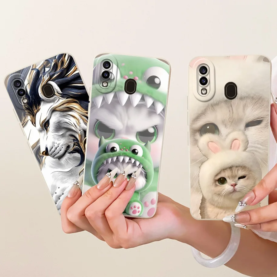 Фото Чехол для Samsung Galaxy A20 A30 SM-A205F SM-A305F, милый мультяшный мягкий силиконовый защитный чехол для Samsung A20e A20s, чехол для телефона №2