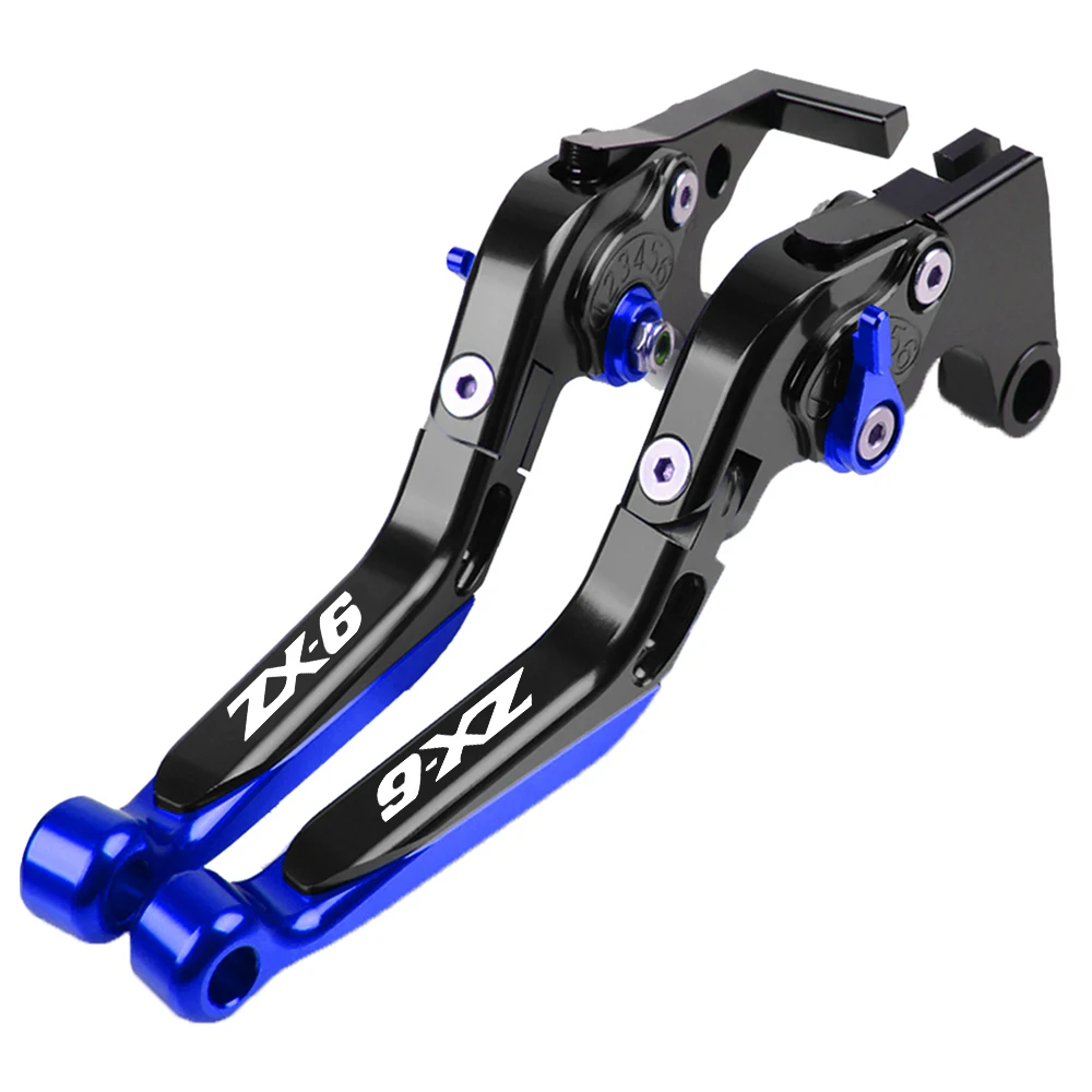 

Тормозные рычаги сцепления мотоцикла, ручки для руля, концы деталей для Kawasaki ZX6R ZX6RR ZX636R ZX-6R ZX-6RR ZX 636R ZX6 RR 2005 2006