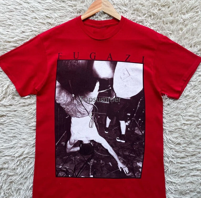 

Vintage Fugazi Band T-Shirt Red Short Sleeve Shirt Fan All Sizes