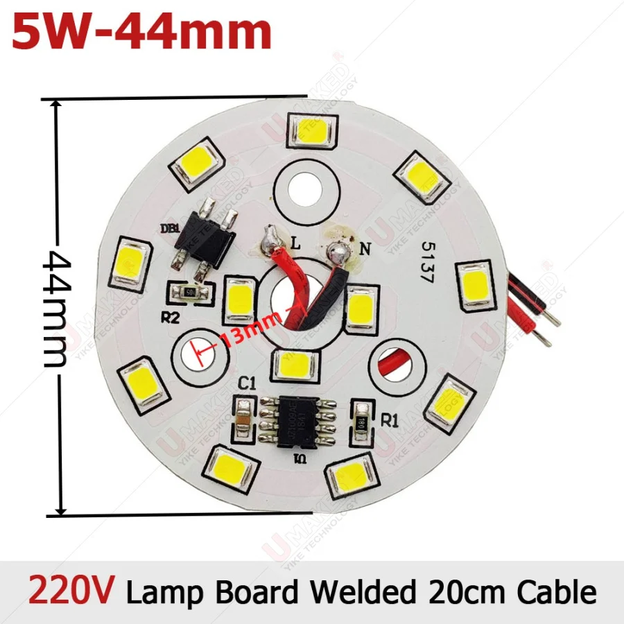 

Светодиодный точечный светильник Umaked 220V SMD2835 10 шт.