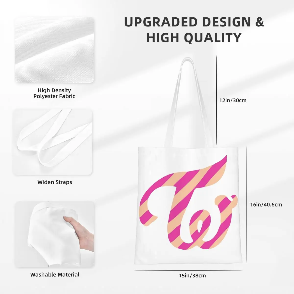 Сумка-тоут унисекс с двумя логотипами