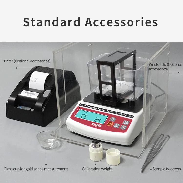 Высокоточная испытательная машина для определения значений чистоты золота