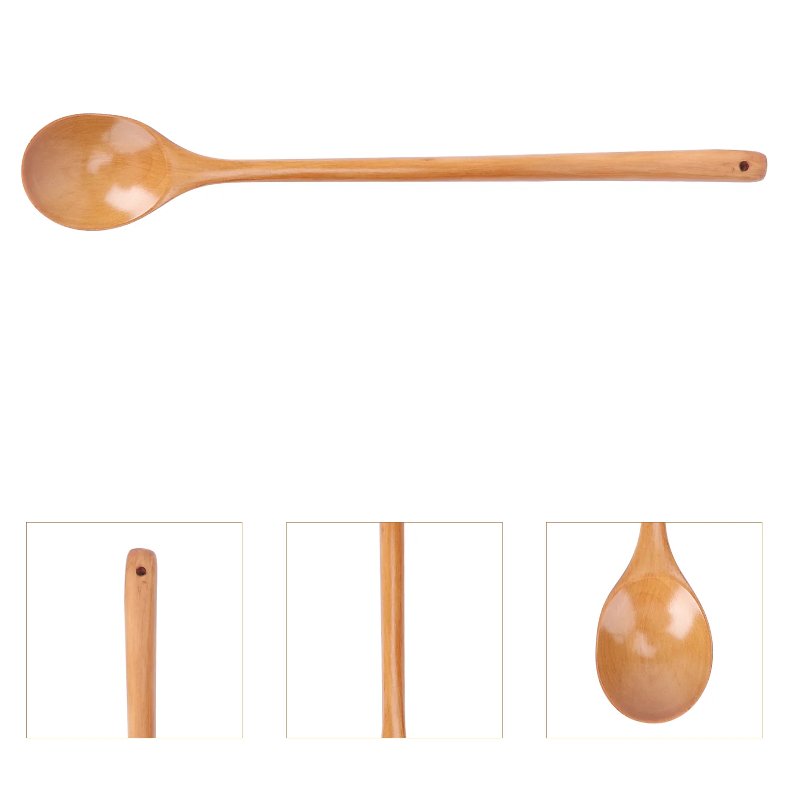 

2PCS Wooden Spoons for Cookingg Wood Stirring Spoons Wood Soup Spoons Hotpot Wooden Spoons Wooden Soup Ladle Wood Serving Spoons