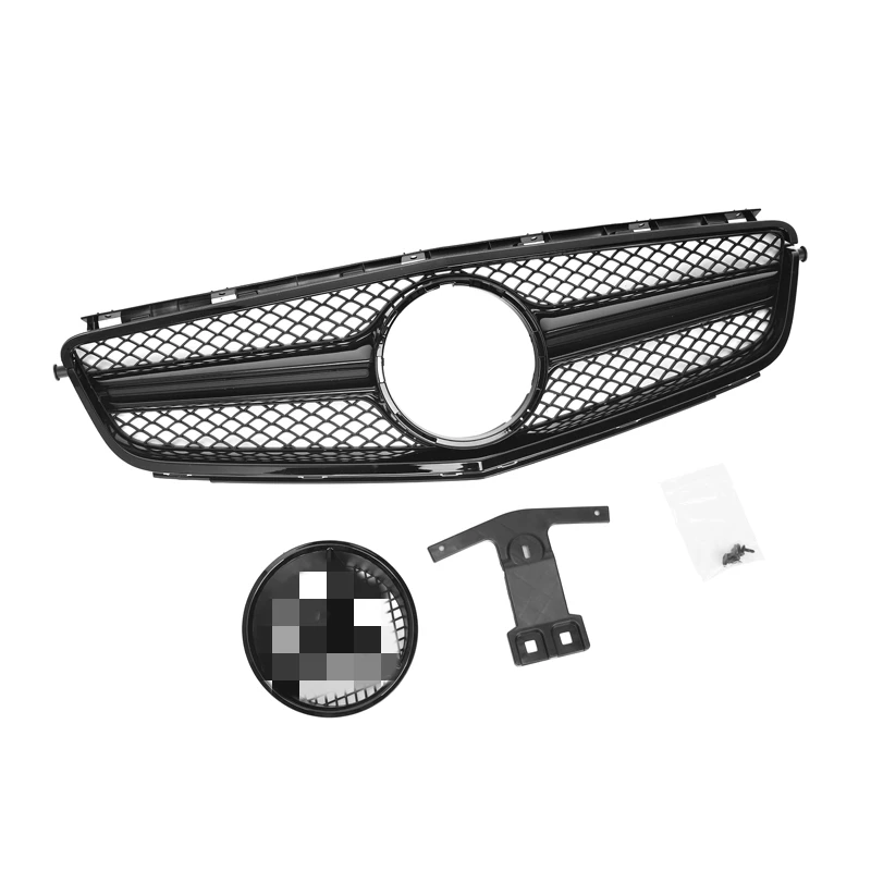 W204 C63 стиль решетка гонки спортивный глянцевый черный гриль C- Class 2012 2023 2014 AMG для