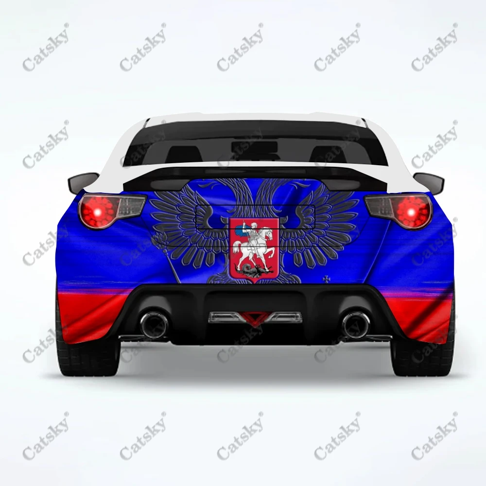 

Наклейки на автомобиль, с российским флагом