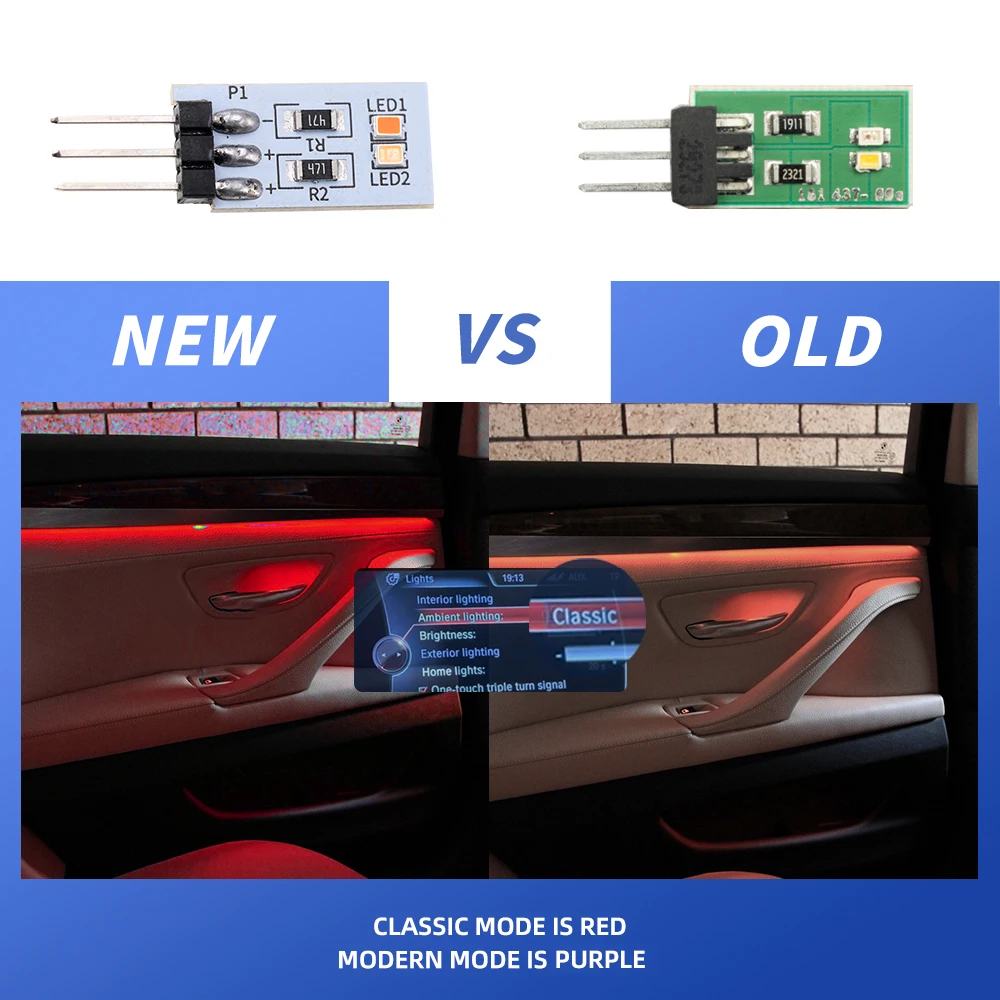 Подходит для BMW 2Series F45 Active Tourer F46 Gran Gen1 2014-2021 гг. светодиодная отделка приборной