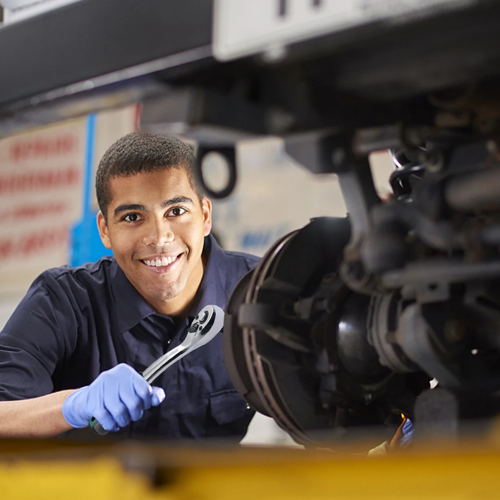 Многофункциональный торцевой гаечный ключ 1/4 дюйма 3/8 быстросъемный 72 зубца с