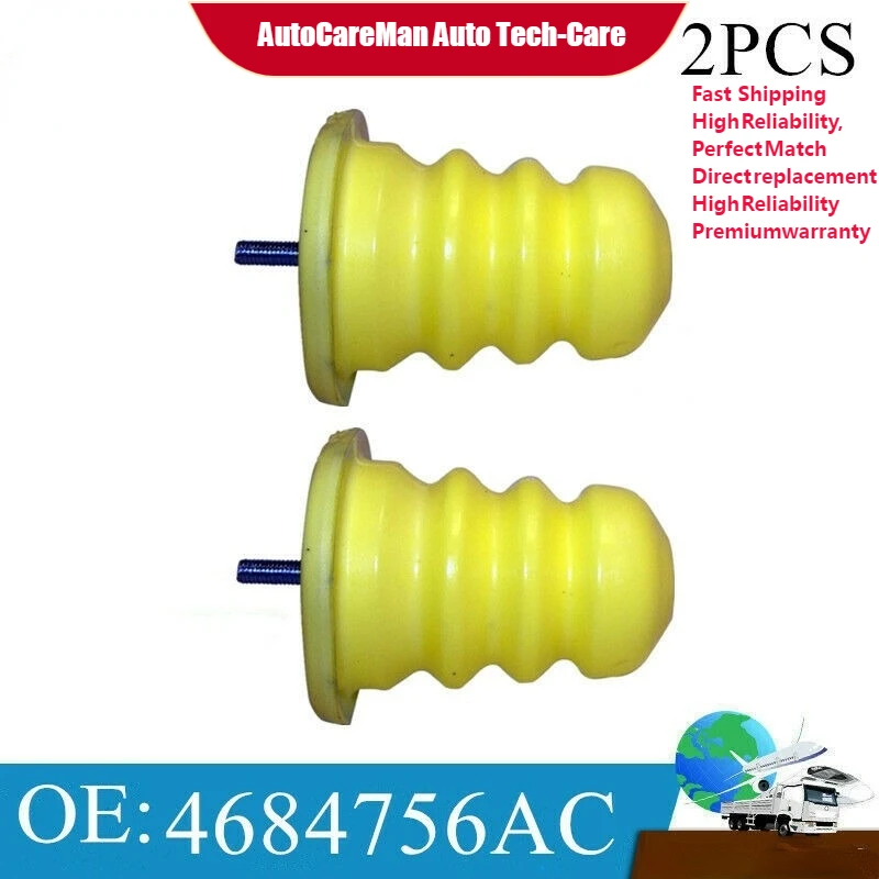

2PCS 4684756AB 4684756AC New Shock Bump Stop Rear for Town and Country Dodge