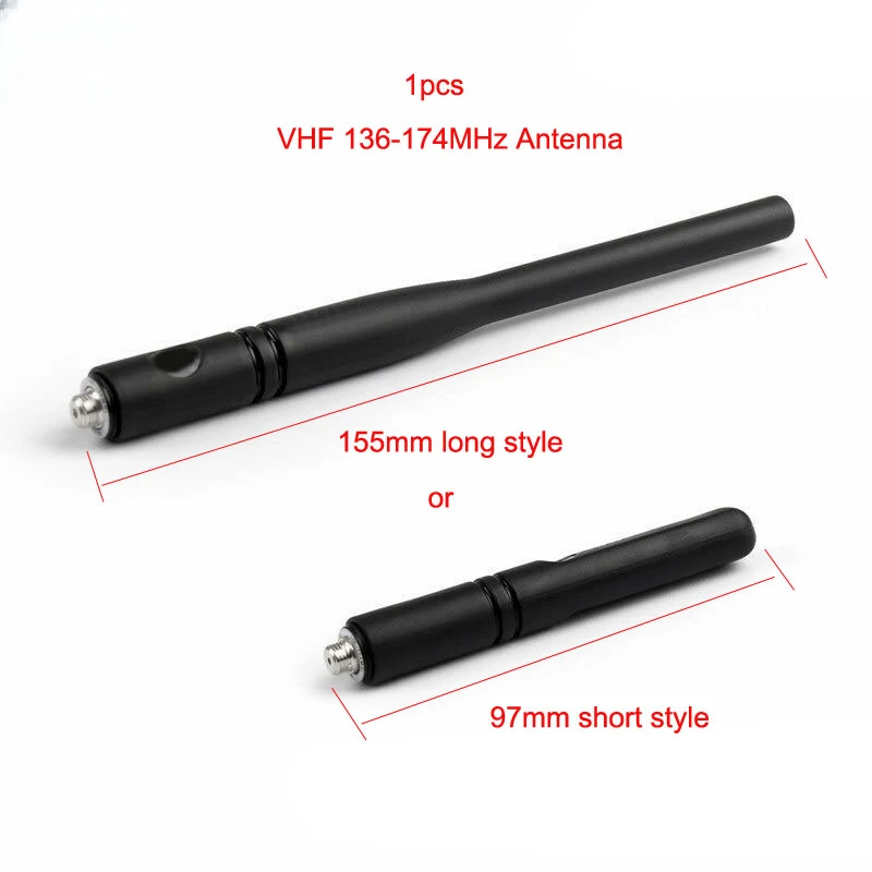 97mm/155mm VHF 136-174MHz Antenna for Motorola XIR P8260 P8268 P8668 P8620 P8608 DP3400 GP328 GP338 DGP5050 DEP550 DEP350 Radio