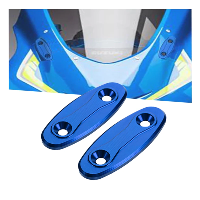 

Suitable For SUZUKI GSXR 600 750 1000 modified motorcycle rearview mirror remove decorative cover aluminum alloy trim base