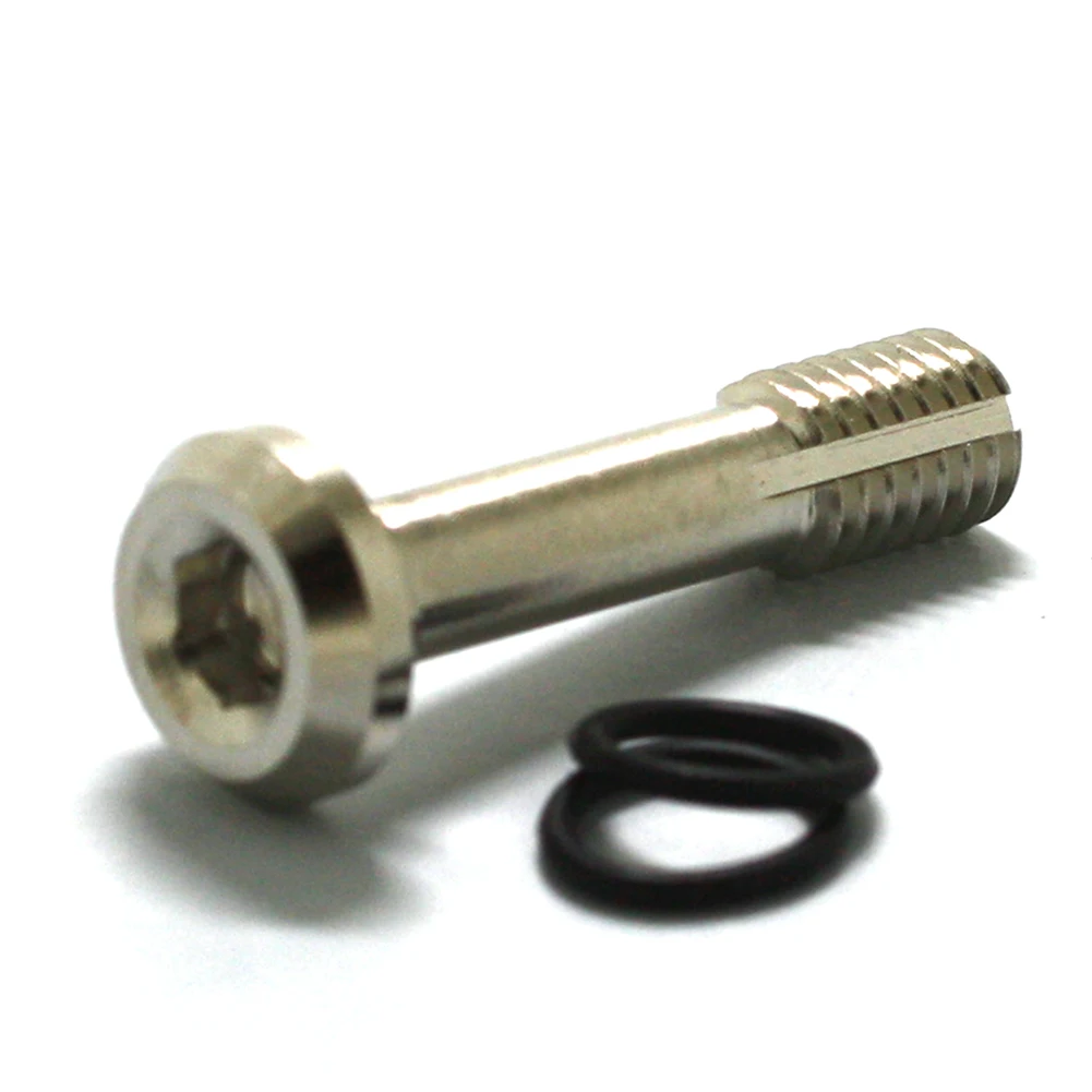 Dydraulic Brake Banjo Bolt With Sealing Rings 1Set Of Bicycle Bike Accessories Silver Steel High Quality Hot Sale