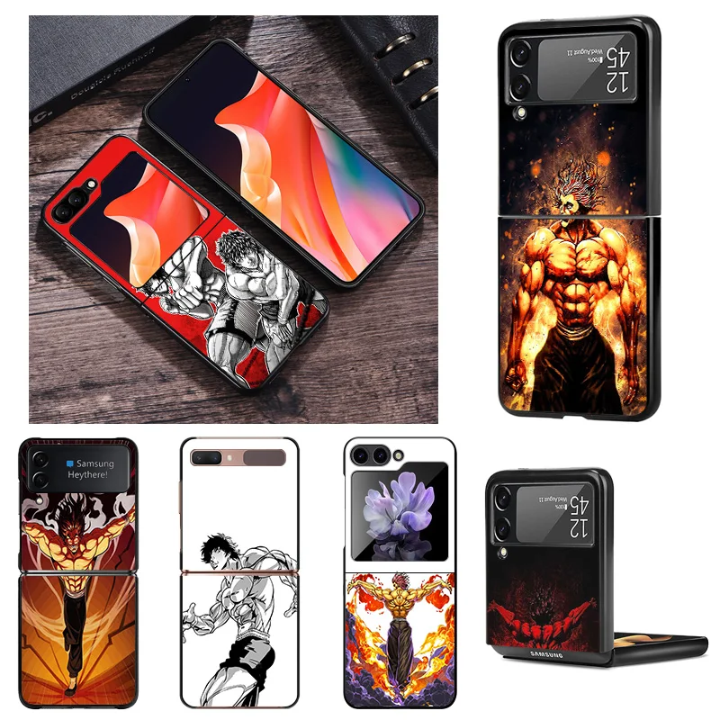 Противоударный Черный Твердый чехол для телефона Samsung Galaxy Z Flip6 Flip5 5G Flip4 Flip3 zflip 6 5 4 3