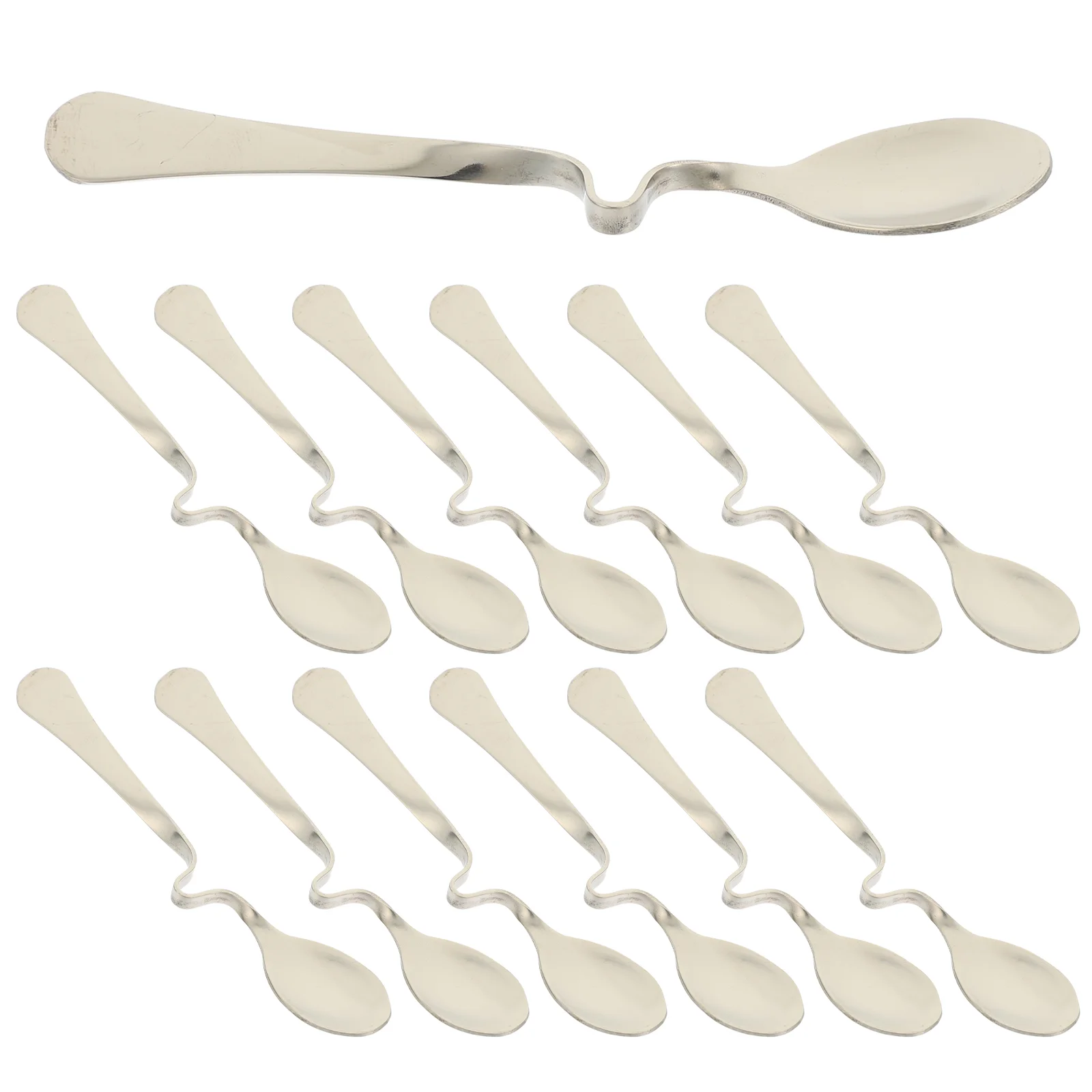

Spoon Spoons Cake Sugar Coffee Mixing Cream Dessert Tea Stirring Metal Hanging Scoop Olive Basting Cocktail Teaspoons Yogurt