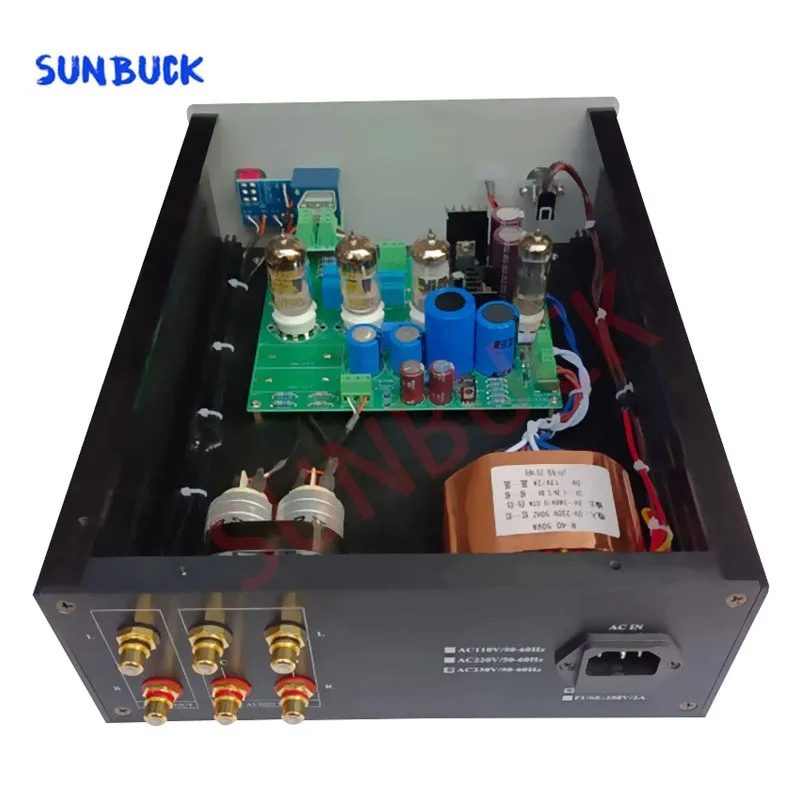Фото Трубчатый предусилитель 12AX7B ECC83 SUNBUCK, подобно Marantz 7, Стабилизация напряжения, цепь 2SK1170 FET HIFI 6X4 6Z4, трубчатый предусилитель, аудио №5