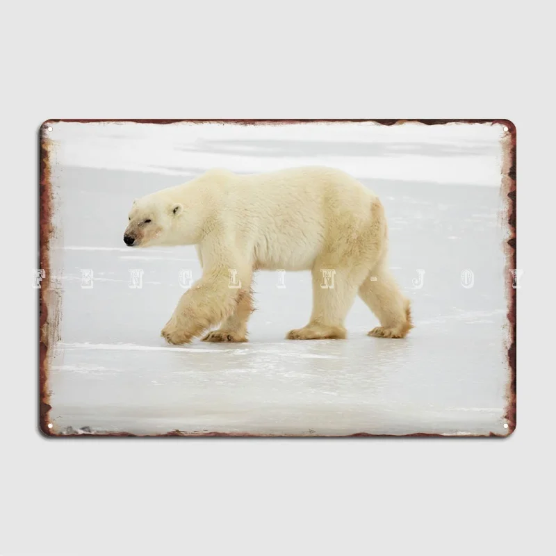 

Постер с изображением белого медведя