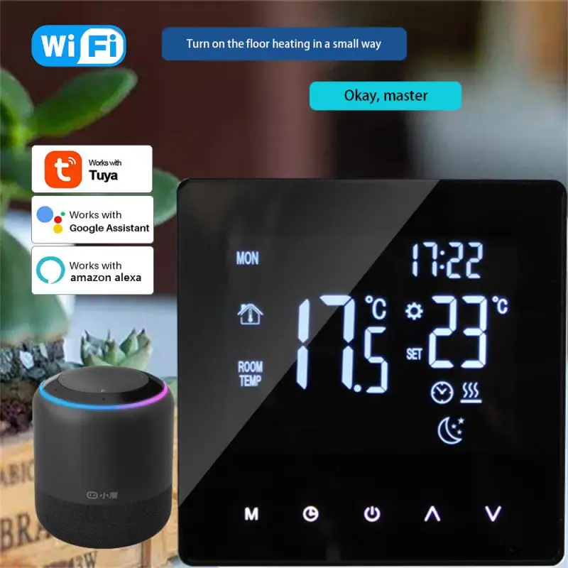 

Смарт-термостат Tuya с Wi-Fi и пультом ДУ