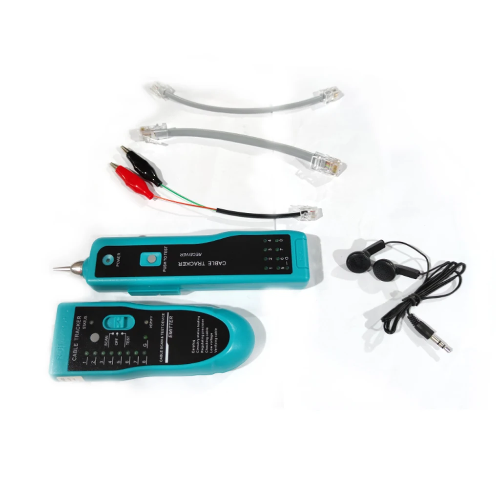 

Сетевой кабельный тестер для телефонных проводов, детектор обслуживания электрической линии, инструменты, синий