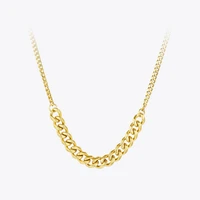 enfashion link chain pendant necklace women stainless steel gold color choker necklaces fashion jewelry collares 2020 p203078