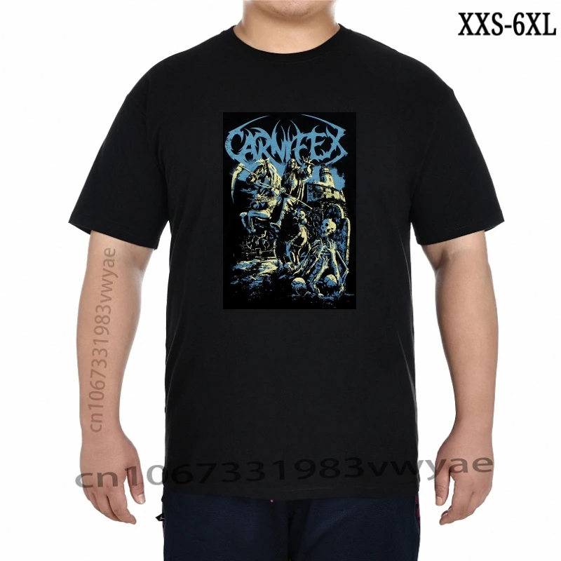 Victory Records Carnifex Men' Dark Horse TShirt Black New Fashion Mens Short Sleeve T Shirts XXS-6XL