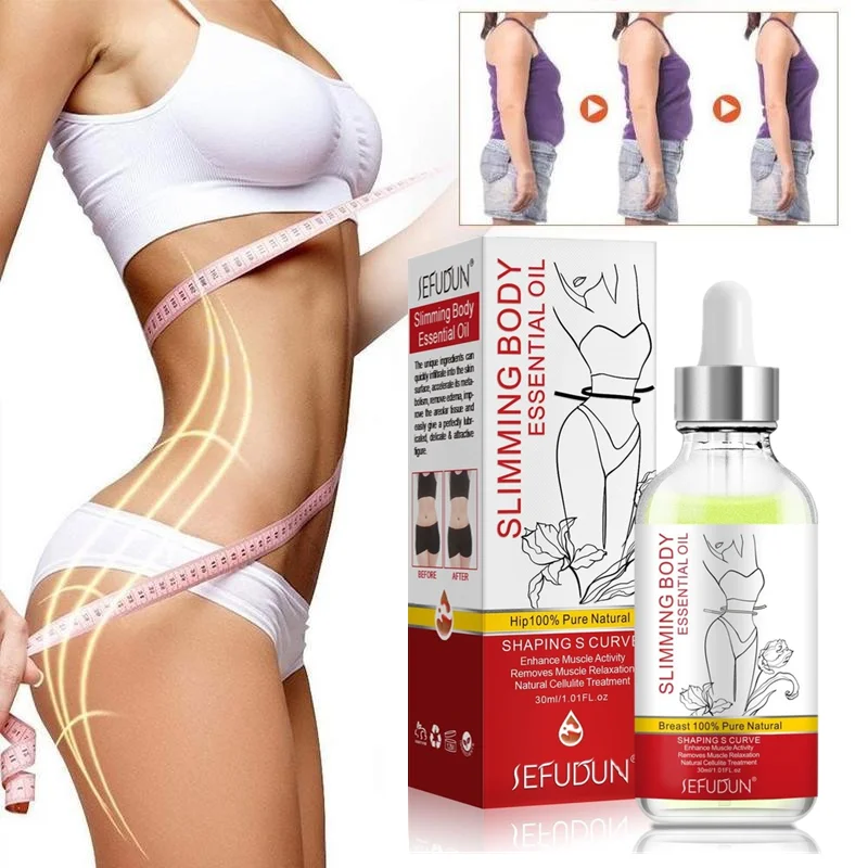 

30ml Slimming Essential Oils Anti Cellulite Fat Burning Weight Loss Body Leg Waist Firm Full Body Slim Massage Products