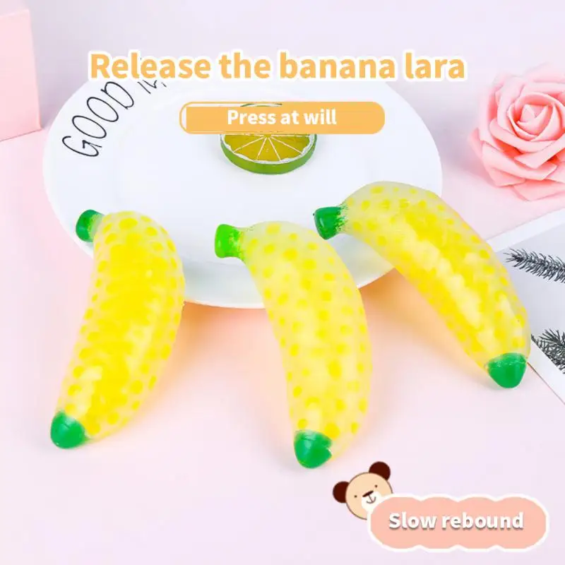 

Creative Decompression Toy Memory Sala Lale Banana Student Gift Decompression Toy Funny Expression Banana Stress Relief Toy