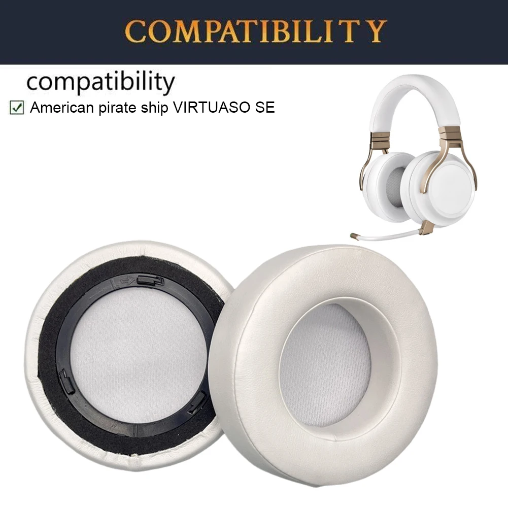 Сменные амбушюры мягкие подушечки из пены с эффектом памяти чехлы для Corsair VIRTUOSO RGB