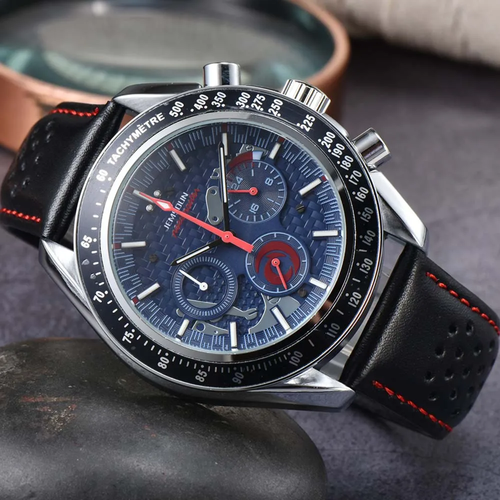 

New Original Brand Mens Watches Business Classic Style Automatic Date Chronograph Watch Top Quality Sports Quartz AAA Clock 2022