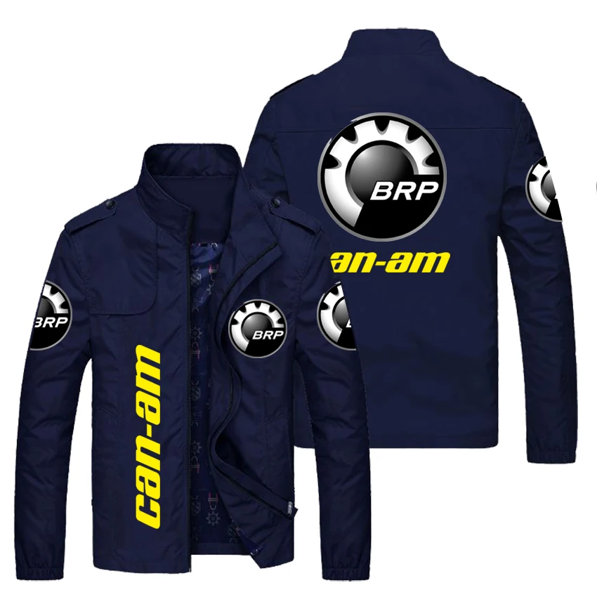 

2022 NEW Spring Autumn Men CAN-AM LOGO jackets Popular Printed casual fashion loose biker jacket Men street baseball uniform