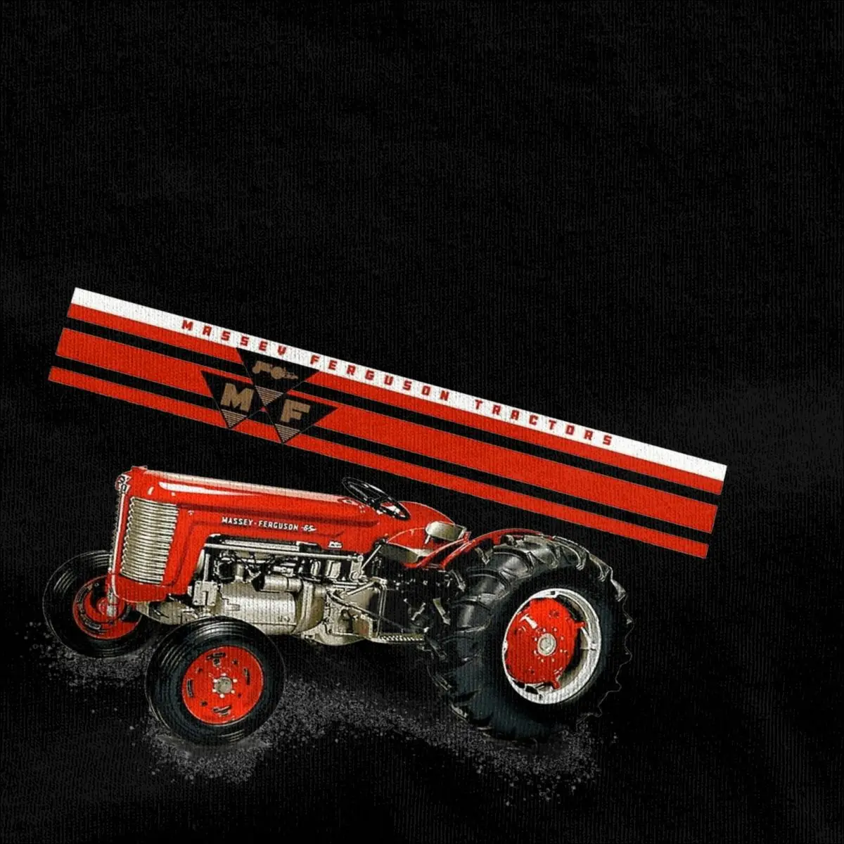 Популярная футболка с логотипом Masseyed Tractors Fergusoned модные футболки короткими