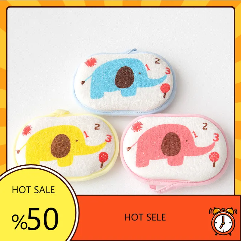 

Cartoon Baby Bath Sponge Super Soft Bath Brushes Infant Bath Towel Cotton Rubbing Shower Body Washer Children Rub Baby Clean